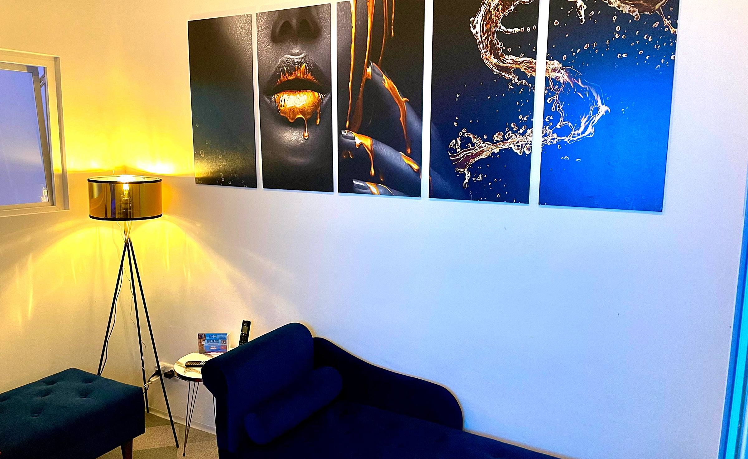 Ein einladender Wartebereich im Medical Relax